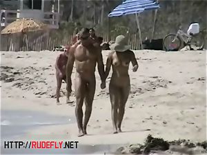 delectable nude beach voyeur spy webcam flick